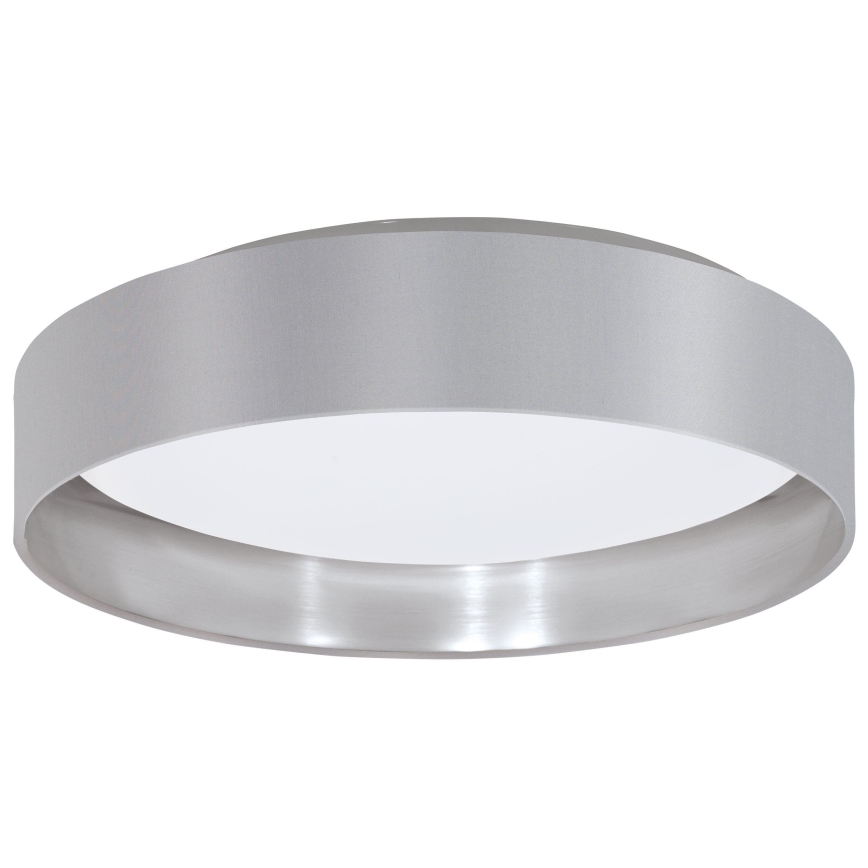 Eglo 31623 - Φωτιστικό οροφής LED MASERLO LED/16W/230V 3000K διάμ. 40,5 εκ. γκρι/ασημί