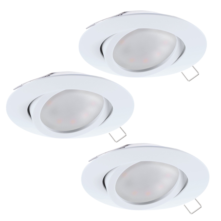 Eglo - ΣΕΤ 3x Κρεμαστό φως οροφής LED TEDO 3xGU10-LED/5W/230V