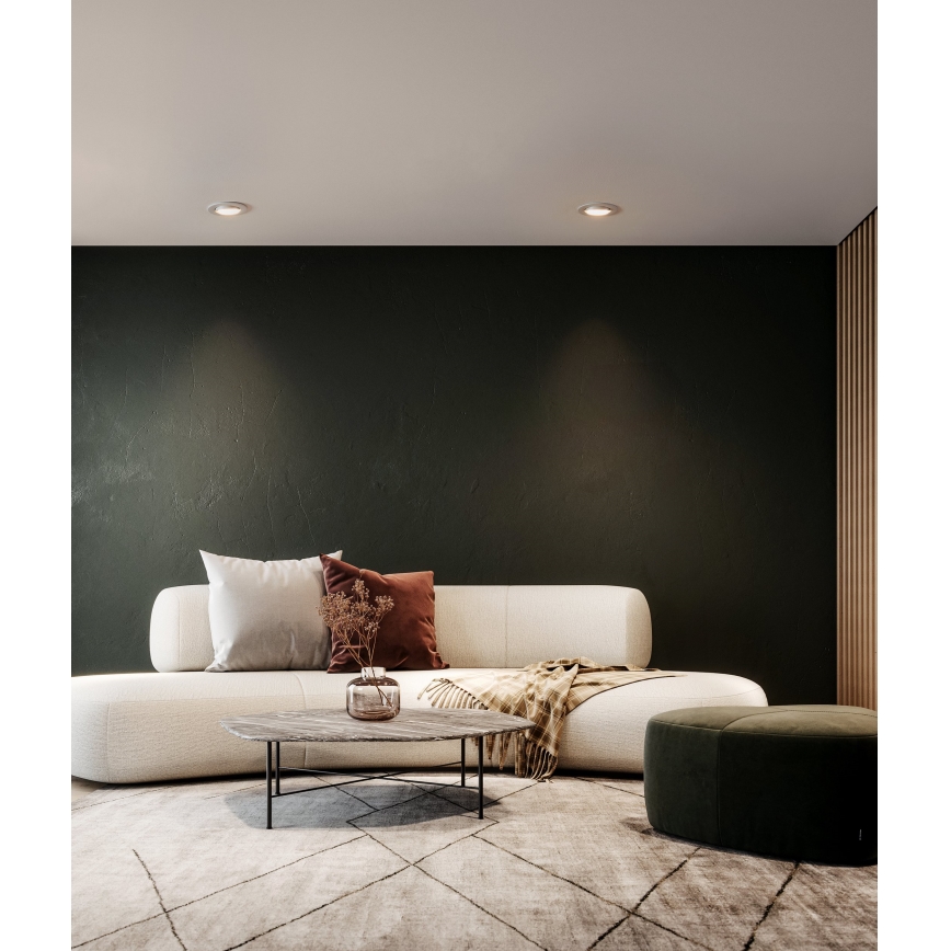 Eglo 31696 - LED RGBW Χωνευτό φωτιστικό οροφής dimming SALICETO-Z LED/4,7W/230V 2700-6500K λευκό