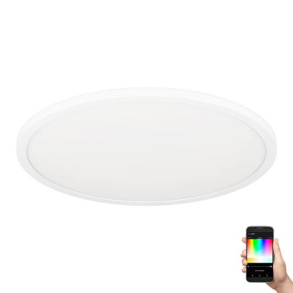 Eglo 31699 - LED RGBW Dimmable φωτιστικό οροφής ROVITO-Z LED/16,5W/230V 2700-6500K λευκό