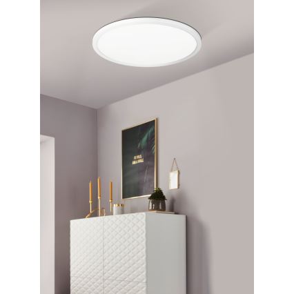 Eglo 31699 - LED RGBW Dimmable φωτιστικό οροφής ROVITO-Z LED/16,5W/230V 2700-6500K λευκό