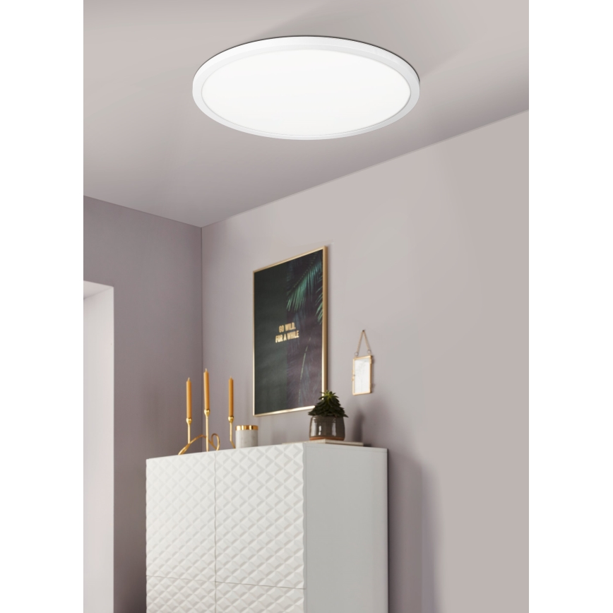 Eglo 31699 - LED RGBW Dimmable φωτιστικό οροφής ROVITO-Z LED/16,5W/230V 2700-6500K λευκό