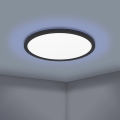Eglo 31704 - LED RGBW Ρυθμιζόμενο φωτιστικό οροφής ROVITO-Z 1xLED/16,5W/230V 2700-6500K Ø 42 cm μαύρο