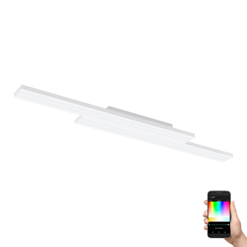 Eglo 31713 - LED RGBW Dimmable φωτιστικό οροφής SALITERAS-Z LED/20,4W/230V 2700-6500K λευκό