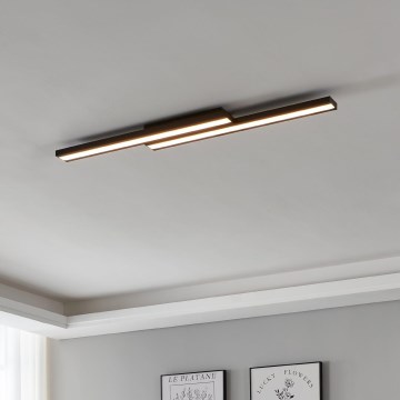 Eglo 31715 - LED RGBW Dimmable φωτιστικό οροφής SALITERAS-Z LED/20,4W/230V 2700-6500K μαύρο