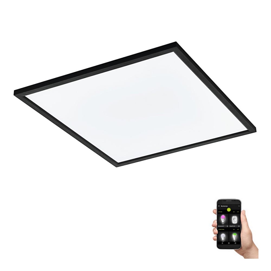 Eglo 31725 - LED Dimmable φωτιστικό οροφής SALOBRENA-Z LED/33W/230V 2700-6500K μαύρο