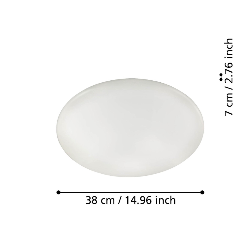 Eglo 31737 - LED Dimmable φωτιστικό οροφής TOTARI-Z LED/19,2W/230V 2700-6500K λευκό