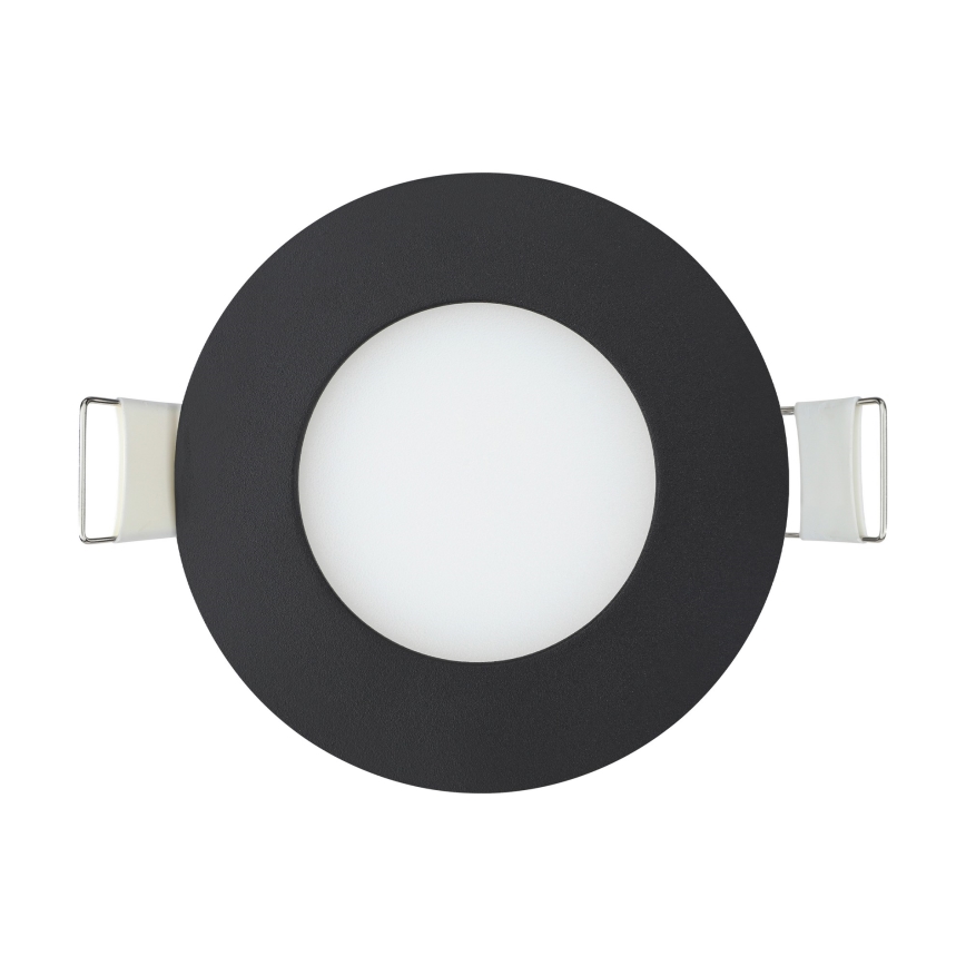 Eglo 31743 - ΣΕΤ 3x LED Dimmable χωνευτό φωτιστικό μπάνιου FUEVA-Z 1xLED/2,8W/230V 2700-6500 IP44 μαύρο