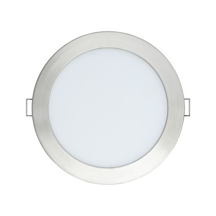 Eglo 31746 - Ρυθμιζόμενο LED εντοιχιζόμενο φωτιστικό μπάνιου FUEVA-Z LED/10,5W/230V 2700-6500K IP44 χρώμιο διάμ. 16,5 cm