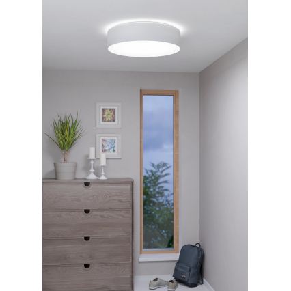 Eglo 31766 - LED RGBW ρυθμιζόμενο φωτιστικό οροφής ROMAO-Z LED/35W/230V 2700-6500K Ø 57 cm λευκό