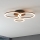 Eglo 31771 - LED Dimmable φωτιστικό οροφής PARRAPOS-Z LED/33W/230V 3000-6500K μαύρο