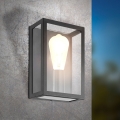 Eglo 31778 - LED RGBW επιτοίχιο φωτιστικό εξωτερικού χώρου με δυνατότητα ρύθμισης ALAMONTE-Z LED/4,9W/230V 3000K IP44 μαύρο