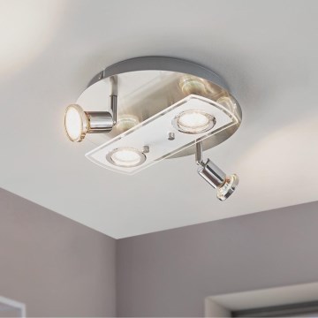 Eglo 32001 - Φωτιστικό οροφής LED PAWEDO 1 4xGU10-LED/3W/230V