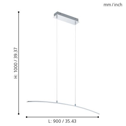 Eglo - Πολύφωτο LED LED/14W/230V