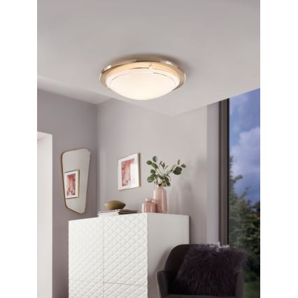 Eglo 32094 - Φωτιστικό οροφής LED PLANET LED/11W/230V 3000K ματ χρώμιο