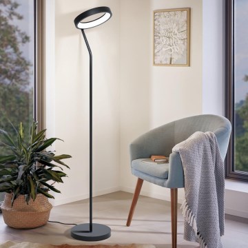 Eglo 32327 - Ρυθμιζόμενο επιδαπέδιο φωτιστικό LED RGBW MARGHERA-C LED/15,5W/230V 2700-6500K μαύρο