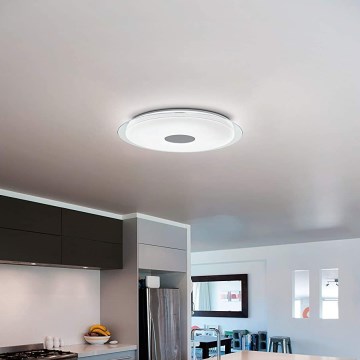 Eglo 32344 - Ρυθμιζόμενο φωτιστικό οροφής LED RGBW LANCIANO-C LED/53W/230V 2700-6500K + τηλεχειριστήριο