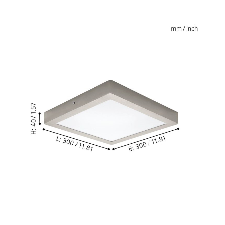 Eglo 32446 - Φως οροφής LED FUEVA 1 LED/24W/230V