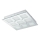Eglo 32455 - Φωτιστικό οροφής LED PALLANTE LED/33W/230V 4000K ματ χρώμιο