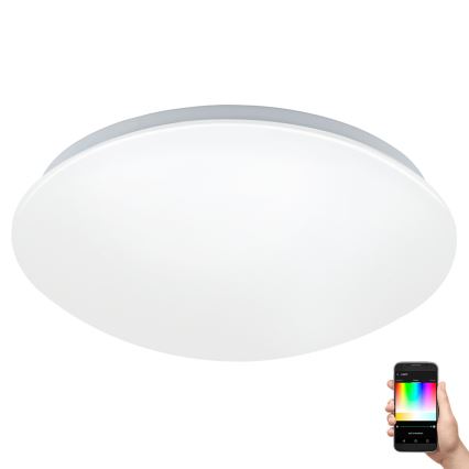 Eglo - LED RGB Dimming φωτιστικό οροφής τοίχου GIRON-C LED/17W/230V