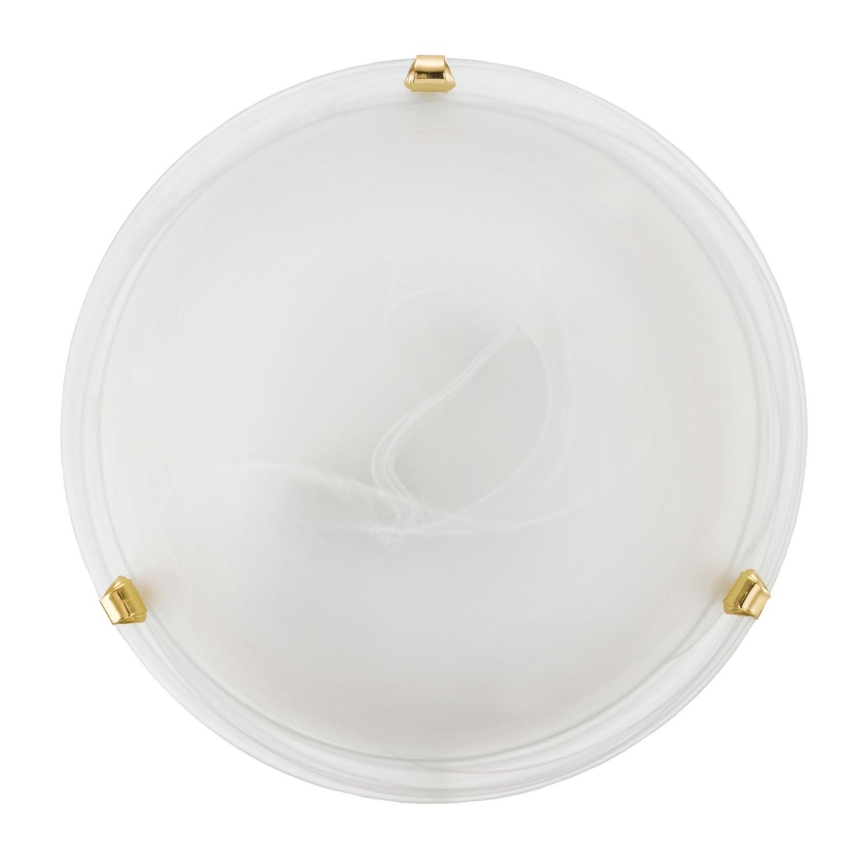 Eglo 32601 - LED φωτιστικό οροφής SALOME LED/11W/230V Ø 30 cm χρυσό/γυαλί αλαμπάστρου