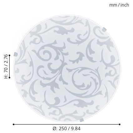 Eglo 32606 - Φωτιστικό οροφής LED MARS LED/11W/230V Ø 25 cm