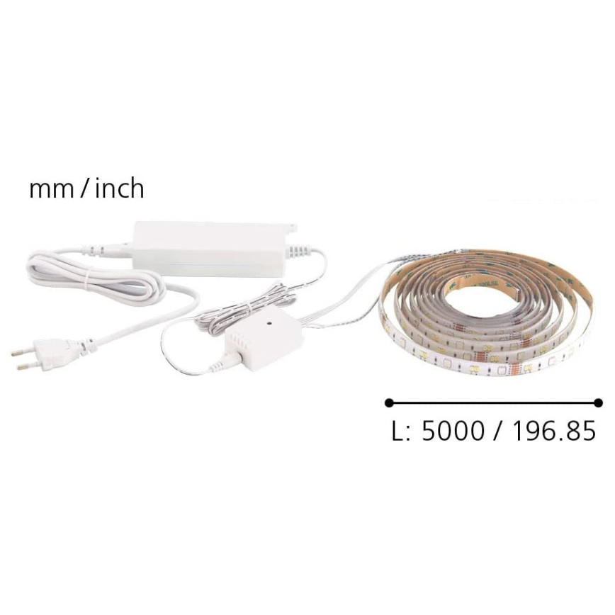 Eglo - Φωτοταινία LED 5m STRIPE-C LED-RGB/19W/230V
