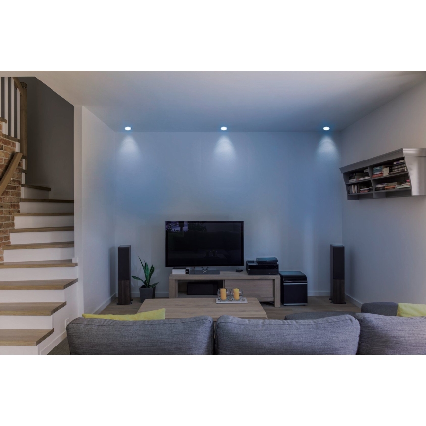 Eglo - LED RGB Ρυθμιζόμενο φωτιστικό οροφής FUEVA-C LED/10,5W/230V