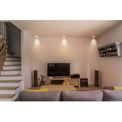 Eglo - LED RGB Ρυθμιζόμενο φωτιστικό οροφής FUEVA-C LED/10,5W/230V