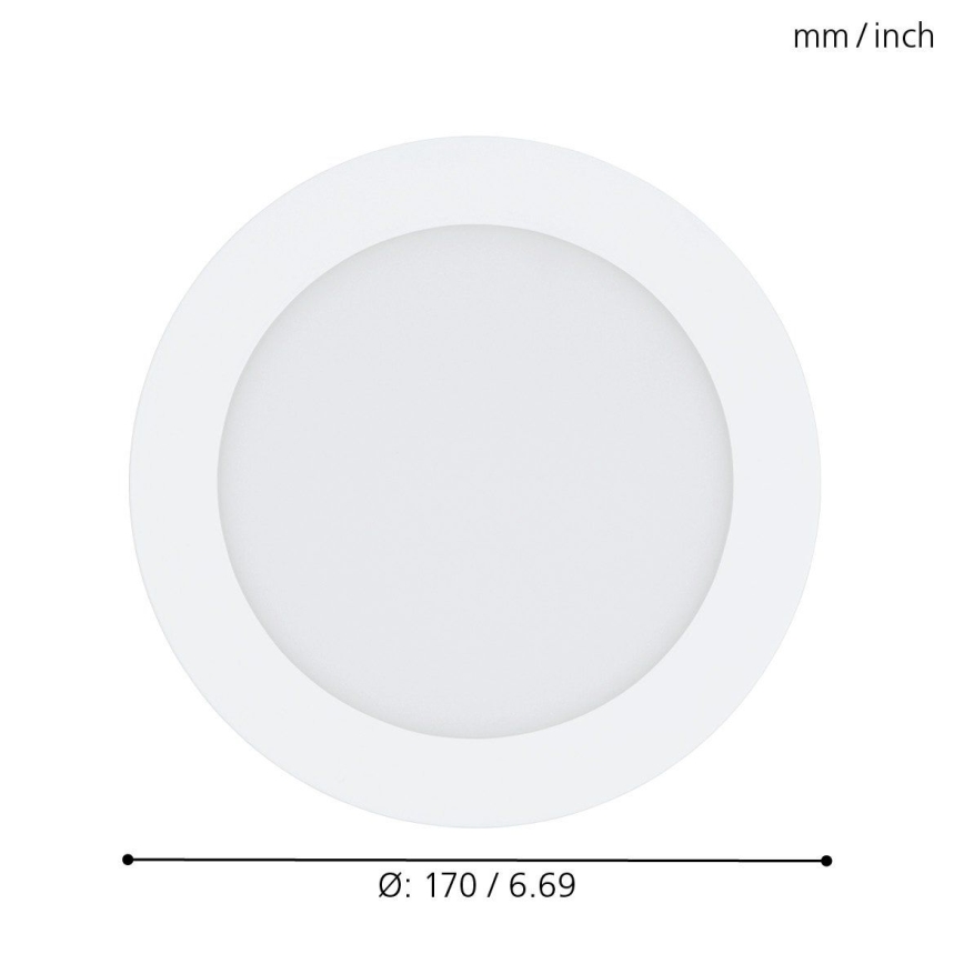 Eglo - LED RGB Ρυθμιζόμενο φωτιστικό οροφής FUEVA-C LED/10,5W/230V