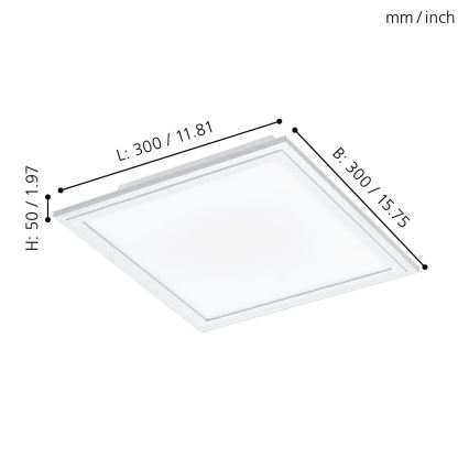 Eglo - Φωτιστικό οροφής LED LED/16W/230V