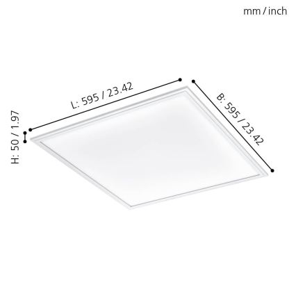 Eglo - LED Φωτιστικό οροφής LED/40W/230V