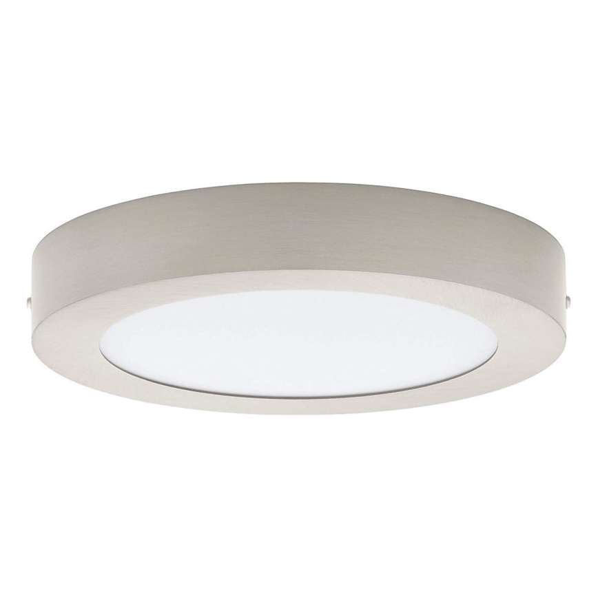 Eglo 32816 - Ρυθμιζόμενο LED φωτιστικό οροφής FUEVA LED/17W/230V 3000-6500K διάμ. 22,5 cm ματ χρώμιο + τηλεχειριστήριο
