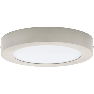 Eglo 32816 - Ρυθμιζόμενο LED φωτιστικό οροφής FUEVA LED/17W/230V 3000-6500K διάμ. 22,5 cm ματ χρώμιο + τηλεχειριστήριο