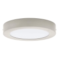 Eglo 32817 - Ρυθμιζόμενο LED φωτιστικό οροφής FUEVA LED/21W/230V 3000-6500K διάμ. 30 εκ. ματ χρώμιο + τηλεχειριστήριο