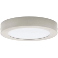 Eglo 32817 - Ρυθμιζόμενο LED φωτιστικό οροφής FUEVA LED/21W/230V 3000-6500K διάμ. 30 εκ. ματ χρώμιο + τηλεχειριστήριο