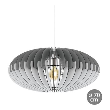 Eglo 32834 - Πολύφωτο σε σχοινί SOTOS 1xE27/60W/230V διάμετρος 700mm