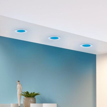 Eglo - ADA 3x LED RGB Ρυθμιζόμενο φωτιστικό οροφής FUEVA-C 1xLED/3W/230V