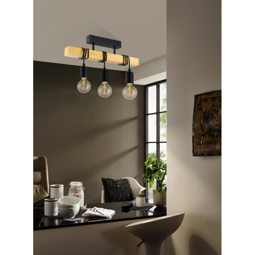 Eglo - Συνδεδεμένο πολύφωτο TOWNSHEND 3xE27/60W/230V