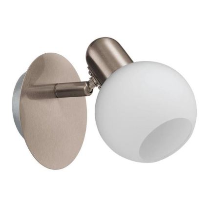 Eglo 32925 - Ρυθμιζόμενο επιτοίχιο σποτ LED COMBA 1xE14/6W/230V, ματ χρώμιο