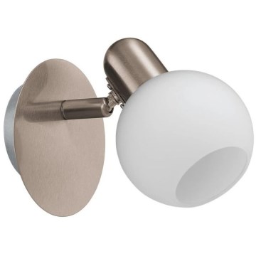 Eglo 32925 - Ρυθμιζόμενο επιτοίχιο σποτ LED COMBA 1xE14/6W/230V, ματ χρώμιο