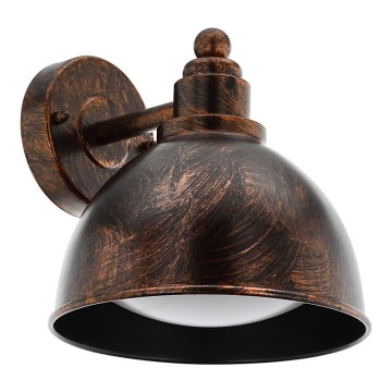 Eglo 33144 - Φως τοίχου εξωτερικού χώρου AIROLA 1xE27/40W/230V μπρονζέ IP44
