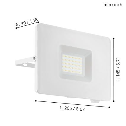 Eglo - Προβολέας LED LED/50W/230V IP65