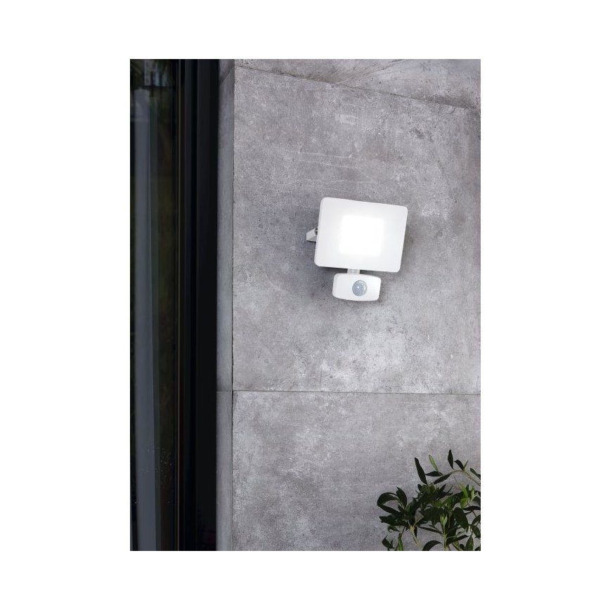 Eglo - Προβολέας LED με αισθητήρα LED/20W/230V IP44