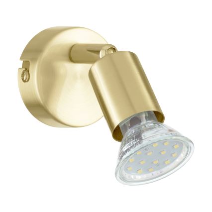 Eglo - Φωτιστικό σποτ τοίχου LED 1xGU10/2,8W/230V 3000K χρυσό