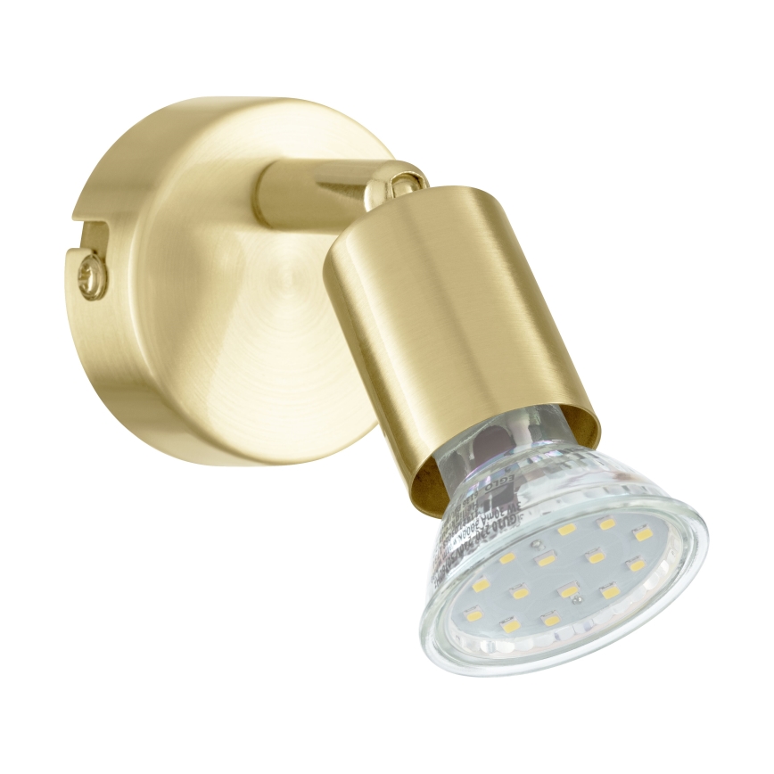 Eglo - Φωτιστικό σποτ τοίχου LED 1xGU10/2,8W/230V 3000K χρυσό