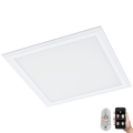 Eglo 33206 - LED RGBW ρυθμιζόμενο φωτιστικό οροφής SALOBRENA-C LED/16W/230V 30x30 cm + τηλεχειριστήριο