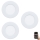 Eglo 33217 - Σετ 3x LED RGBW Ρυθμιζόμενο φωτιστικό οροφής FUEVA LED/3W/230V