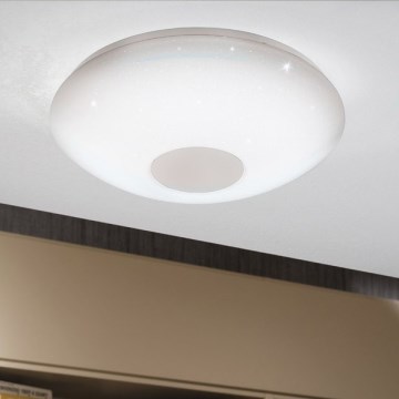 Eglo 33218 - Ρυθμιζόμενο οροφής φωτιστικό LED RGBW VOLTAGO-C LED/17W/230V 2700-6500K διάμ. 38 εκ.