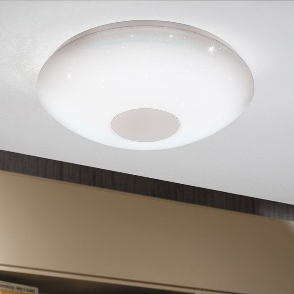 Eglo 33218 - Ρυθμιζόμενο οροφής φωτιστικό LED RGBW VOLTAGO-C LED/17W/230V 2700-6500K διάμ. 38 εκ.